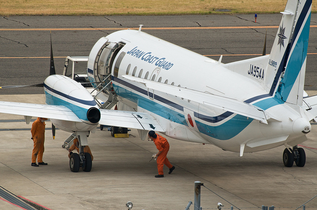 Japan Coast Guard JA954A(Saab 340)