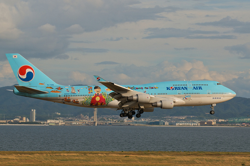 Korean Air HL7495(Boeing 747-400)