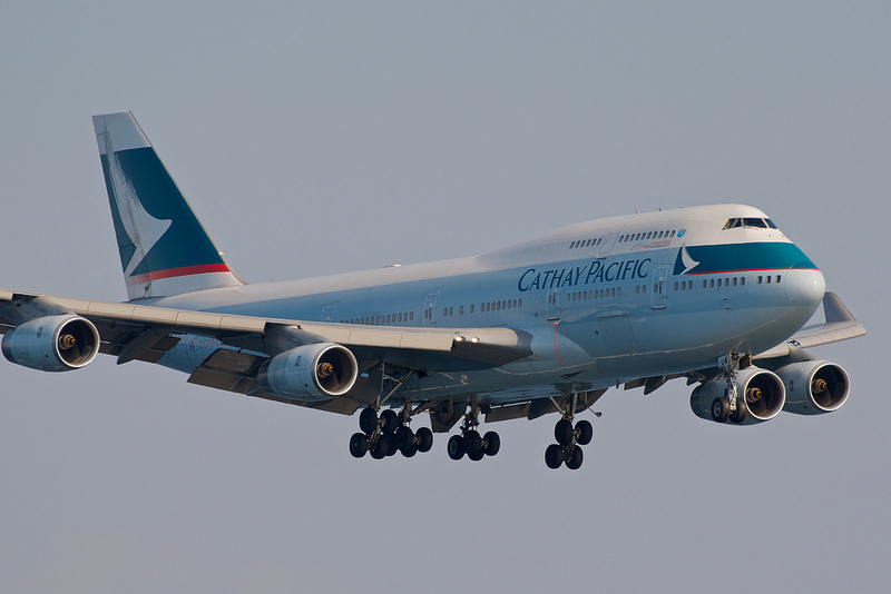 Cathay Pacific Airways B-HUA(Boeing 747-400)