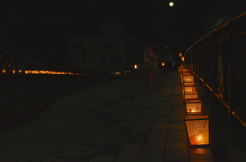 大川橋の行灯