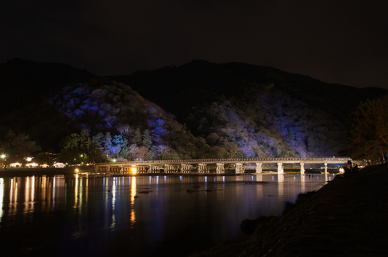 渡月橋　（嵐山花灯路2013）