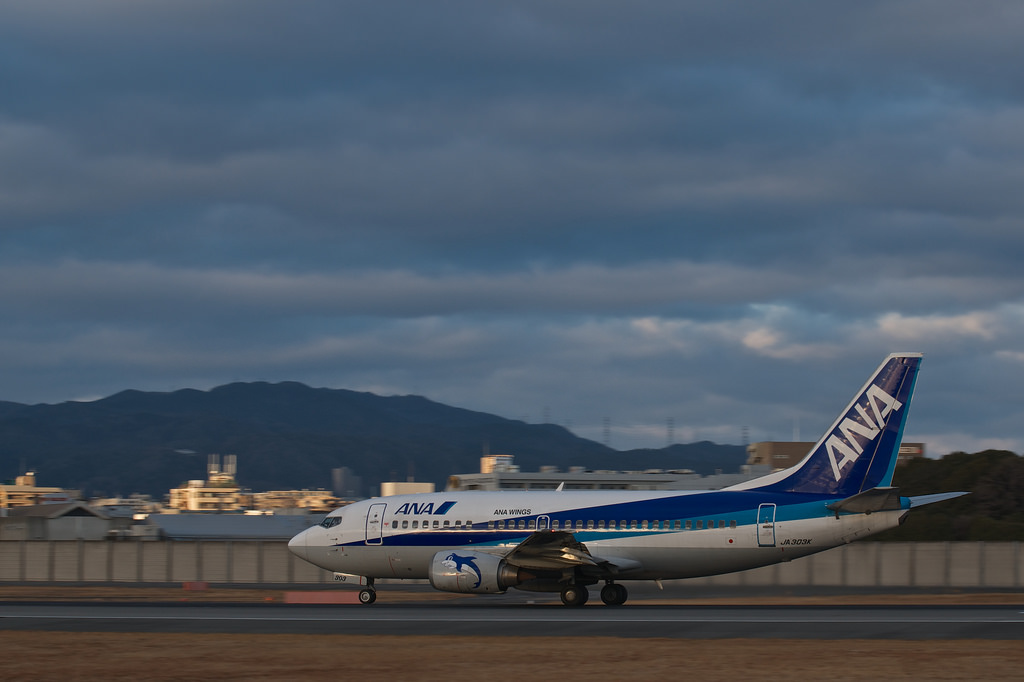 ANA Wings JA303K(Boeing 737-500)
