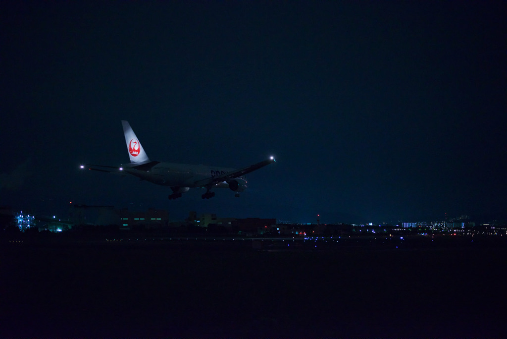 千里川の夜